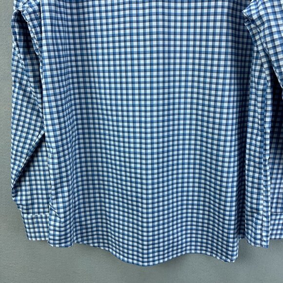 Ministry of Supply Shirt Mens XXL Blue Button Up Long Sleeve Performance Wicking - Picture 7 of 16